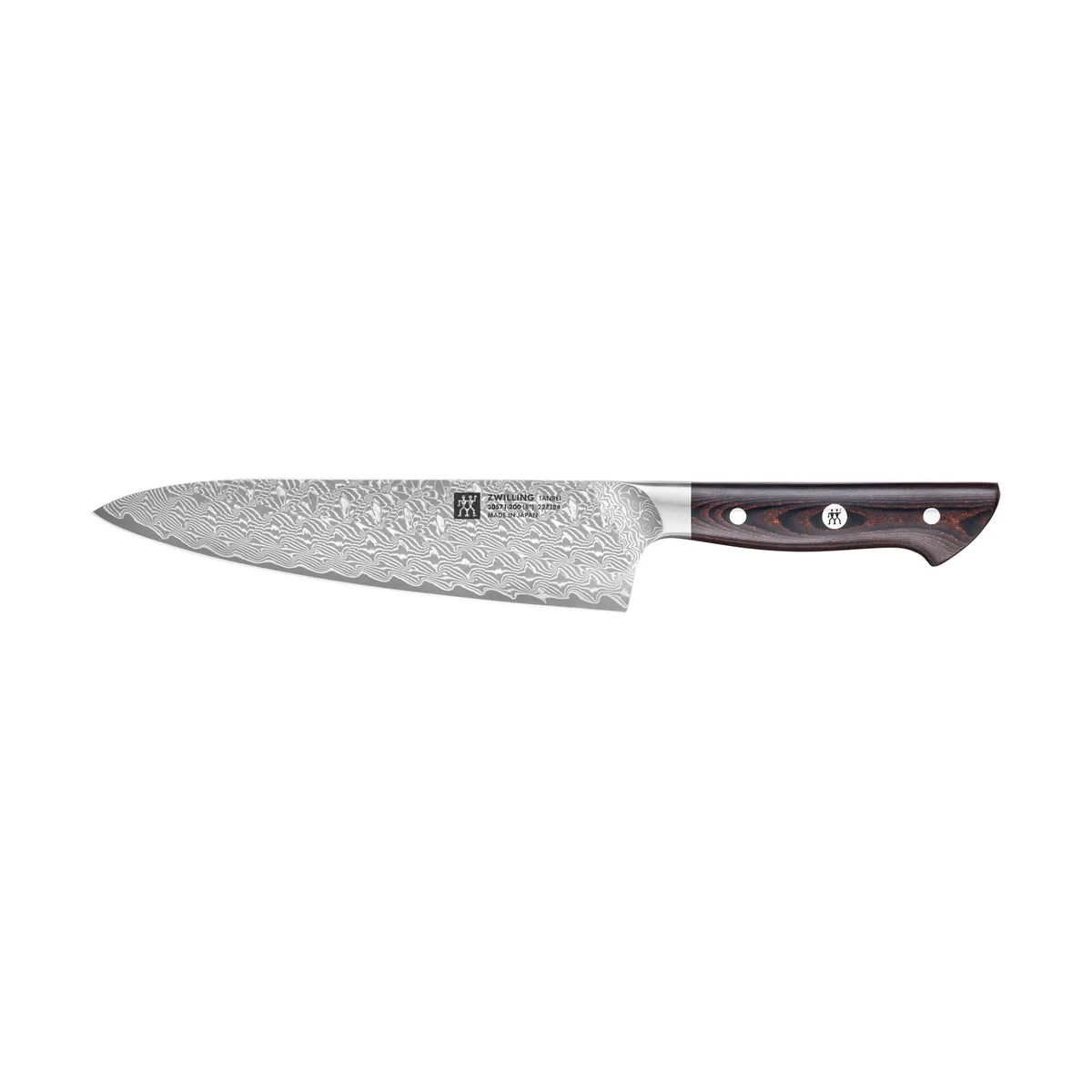 Zwilling Tanrei Kochmesser Gyutoh 20 cm Damaskus-schwarz von Zwilling – Produktfoto