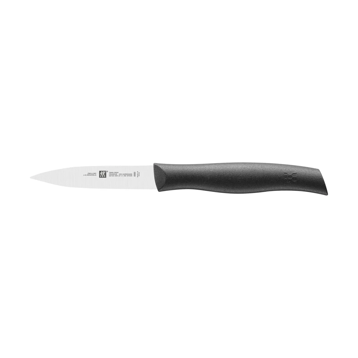 Couteau à légumes pointu Zwilling Twin Grip 9 cm Noir-acier inoxydable de Zwilling – photo du produit