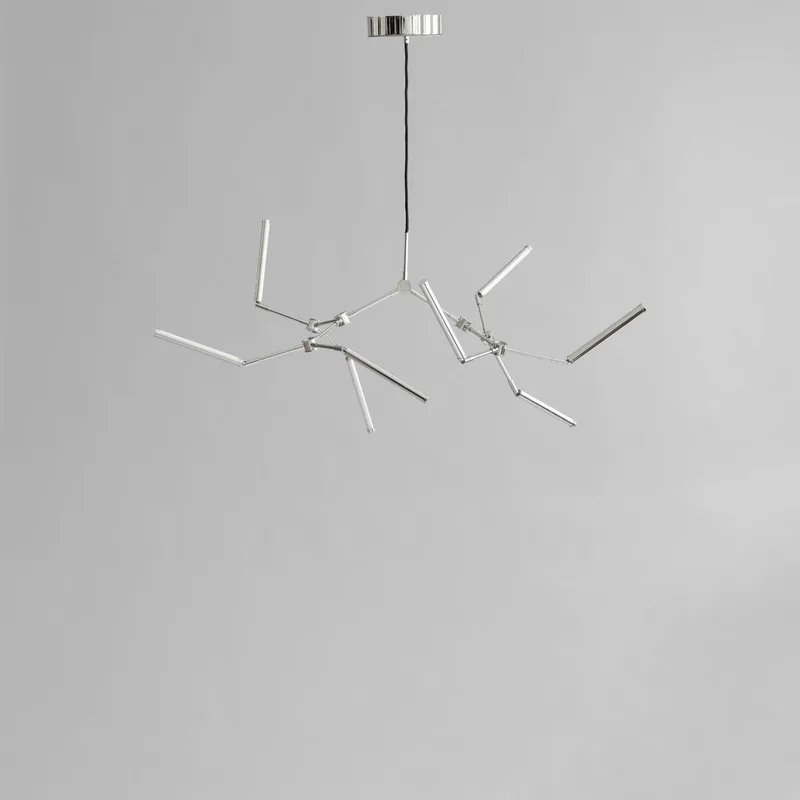 Stick Chandelier, Mini - Chrome van 101 Copenhagen – productfoto
