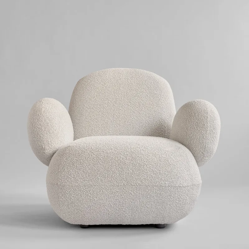 Toe Armchair, Flat - Off White by 101 Copenhagen – product photo