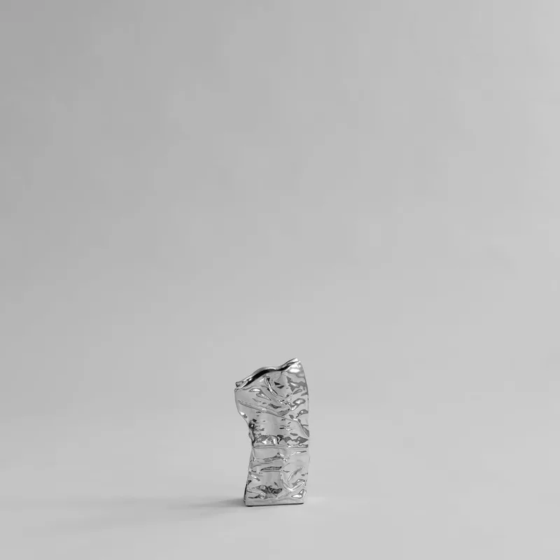 Kami Vase, Mini - Chrome by 101 Copenhagen – product photo