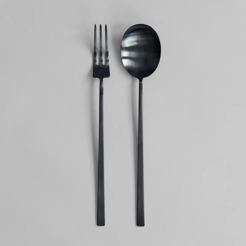 Kogei Salad Servers - Black by 101 Copenhagen – product photo