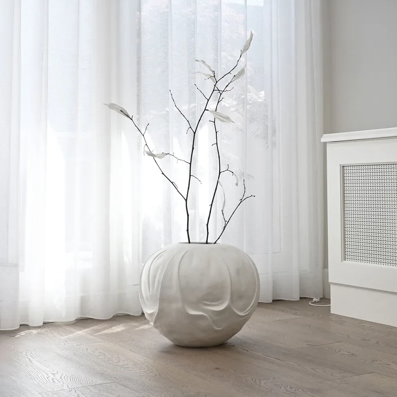 Orimono Vase, Big - Bone White by 101 Copenhagen – interior photo