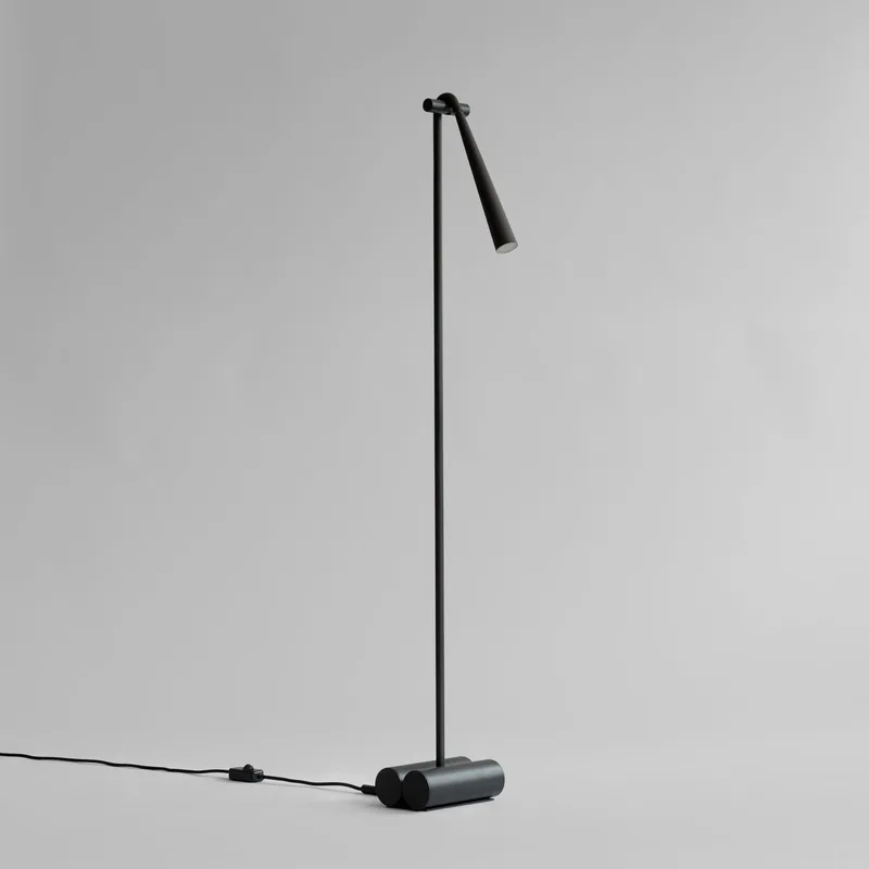 Snake Floor Lamp - Burned Black by 101 Copenhagen – product photo