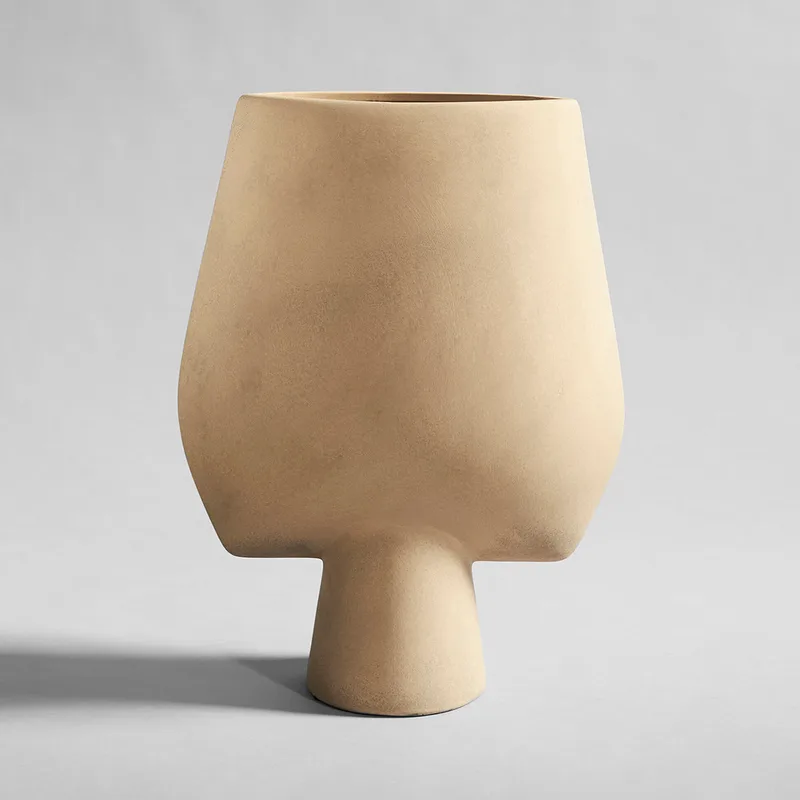 Sphere Vase Square, Hexa - Sand van 101 Copenhagen – productfoto