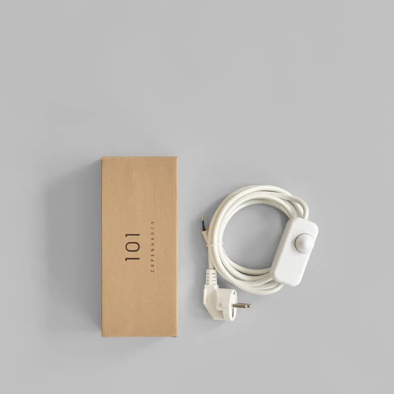 Cable Kit - White Cord with Dimmer (2m) von 101 Copenhagen – Produktfoto