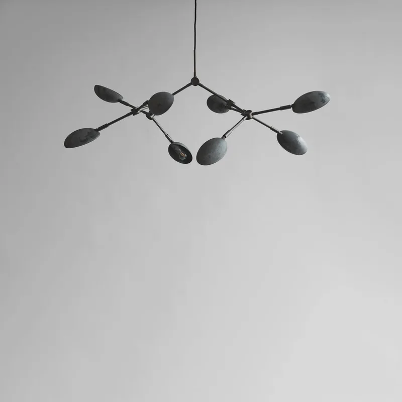 Drop Chandelier, Mini - Oxidized (5m) by 101 Copenhagen – product photo