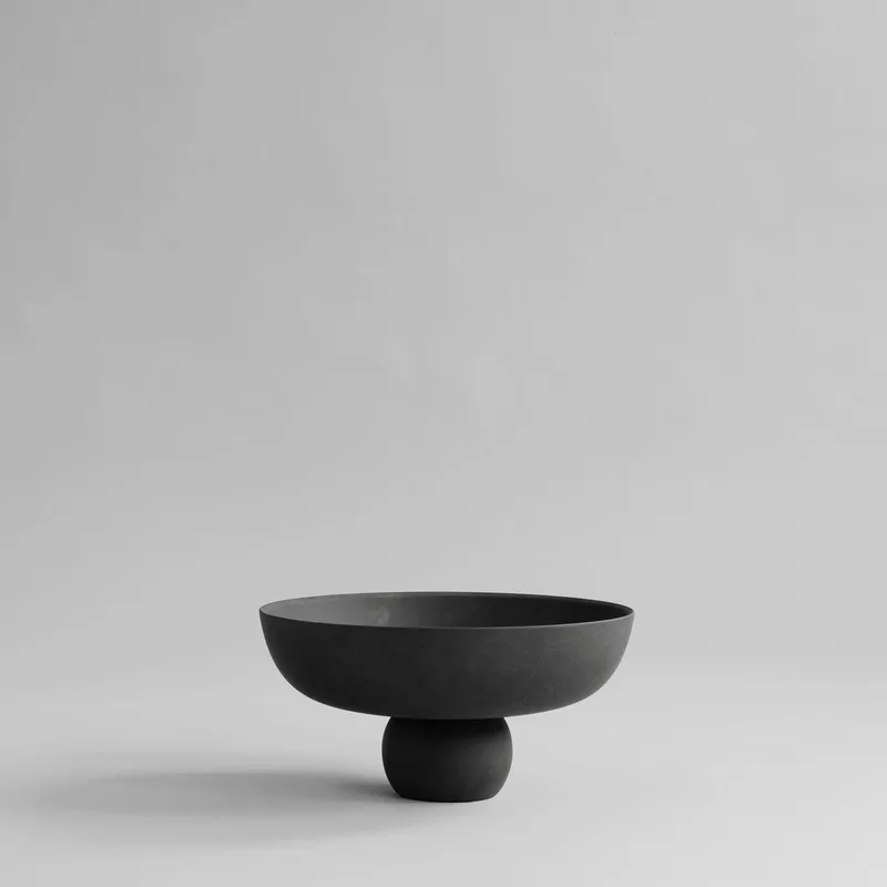 Baburu Bowl, Medio - Black by 101 Copenhagen – product photo