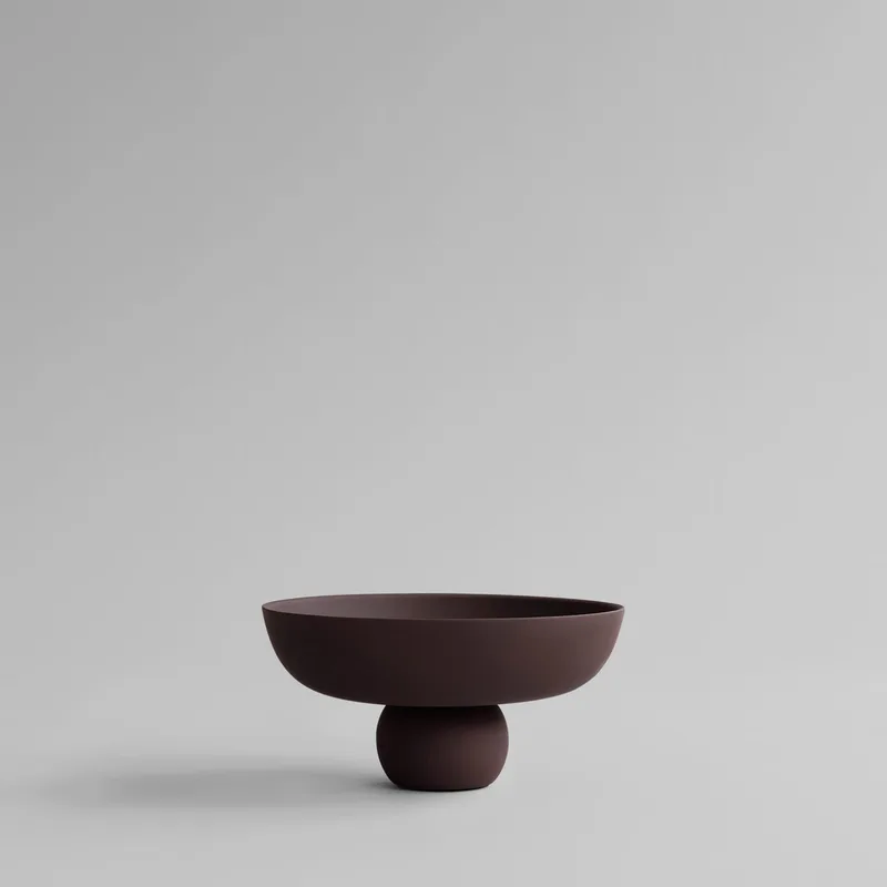 Baburu Bowl, Medio – Chocolate Brown van 101 Copenhagen – productfoto