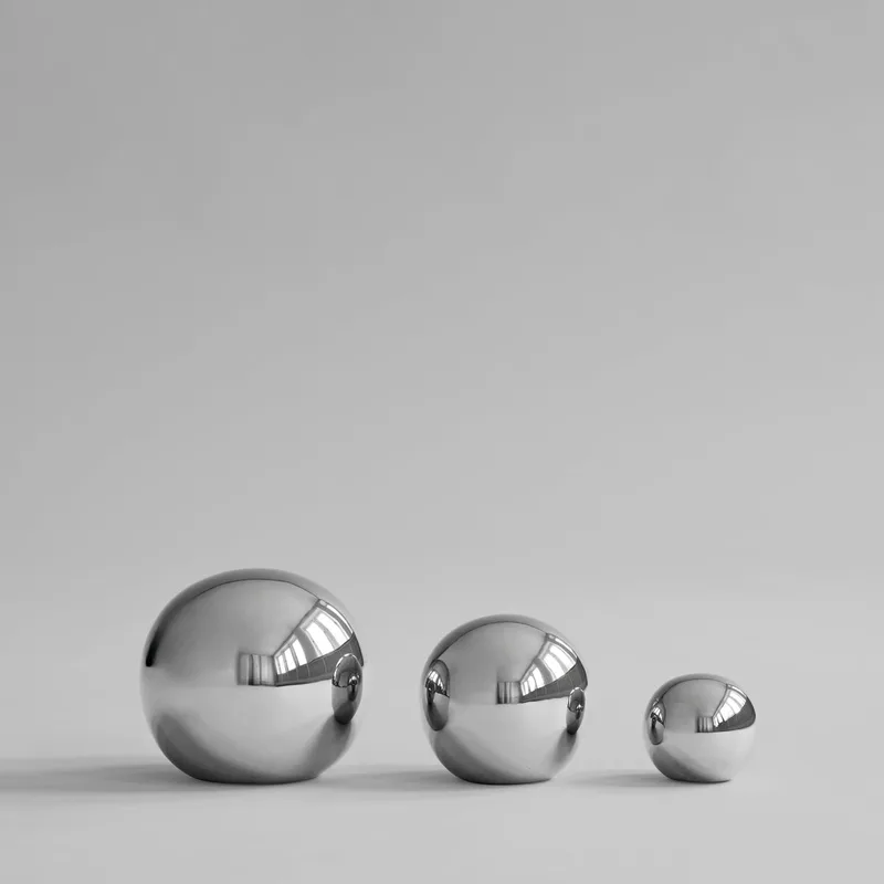 Gallery Balls, Set of 3 - Chrome van 101 Copenhagen – productfoto