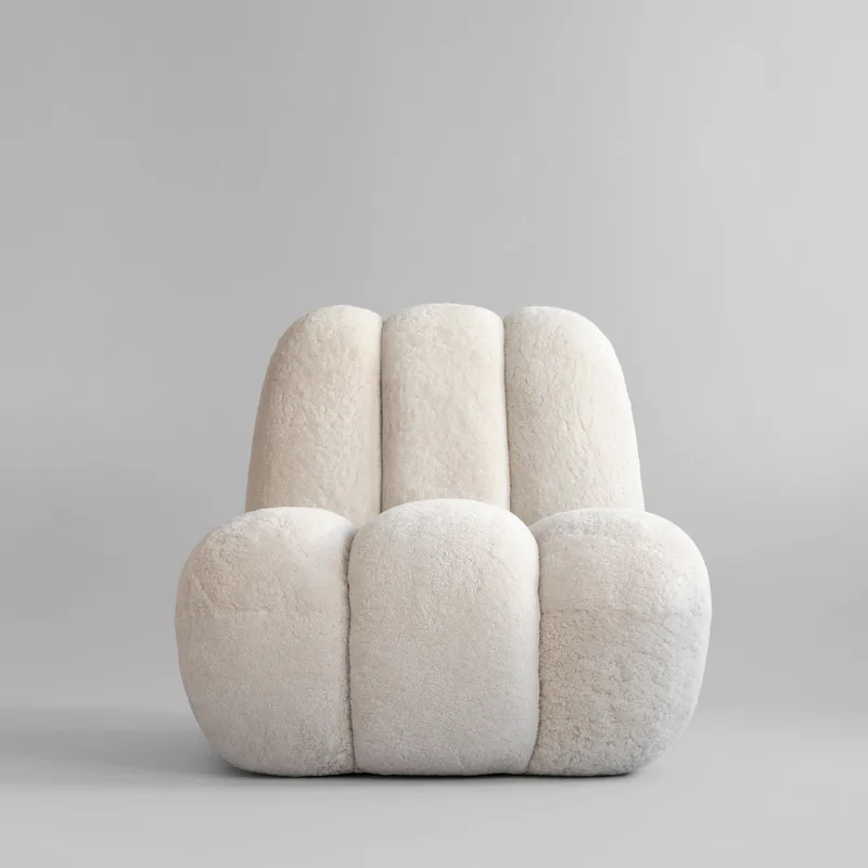 Toe Chair - Sandshell (Sheepskin) de 101 Copenhagen – photo du produit