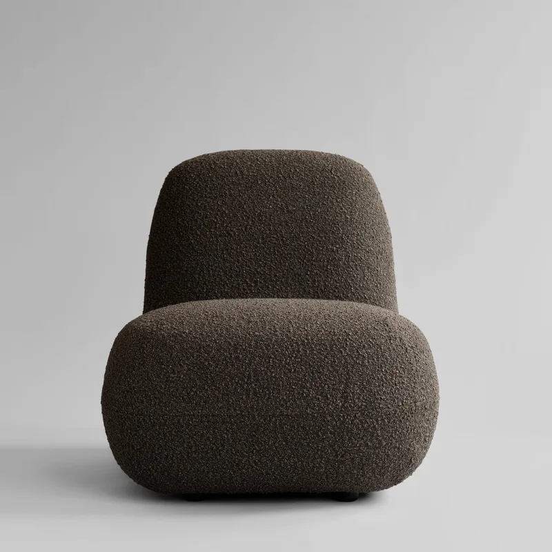 Toe Chair, Flat - Deep Taupe by 101 Copenhagen – product photo
