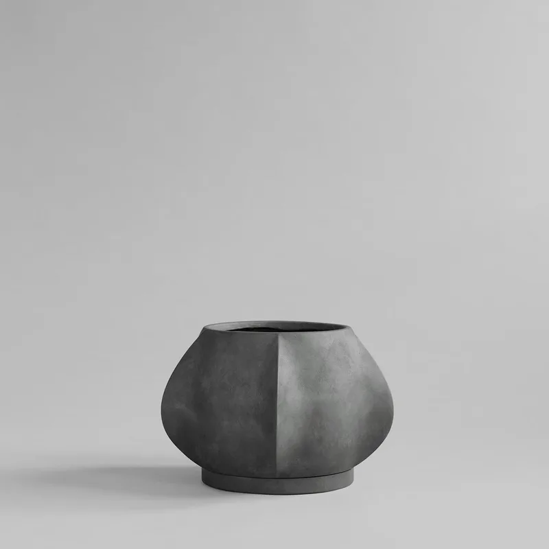 Arket Plant Pot, Mini - Dark Grey by 101 Copenhagen – product photo
