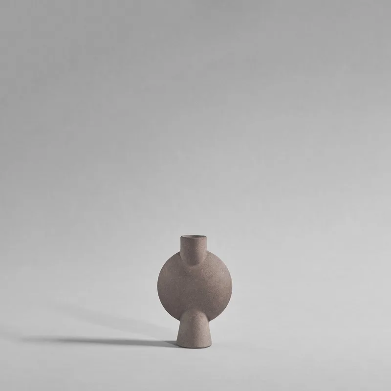 Sphere Vase Bubl, Mini – Taupe von 101 Copenhagen – Produktfoto