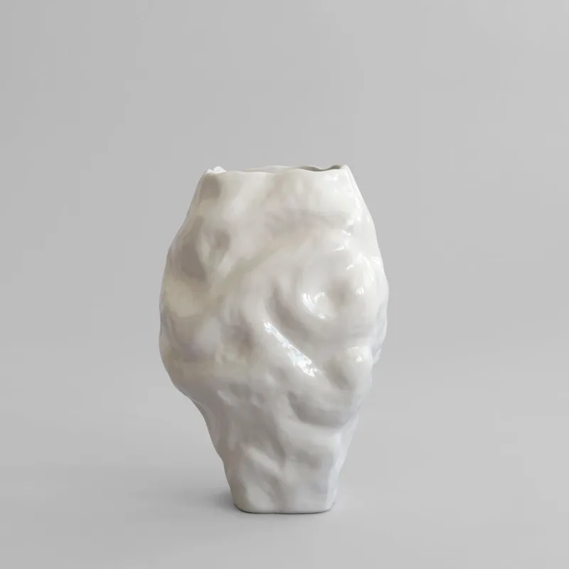 Katachi Vase, Big - High Glaze Birch by 101 Copenhagen – product photo