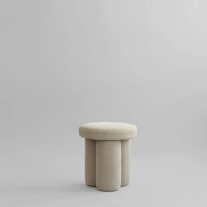 Big Foot Stool - Linen by 101 Copenhagen – product photo