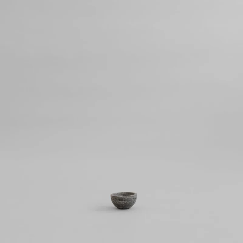 Enkei Salt Bowl - Silver Travertine by 101 Copenhagen – product photo