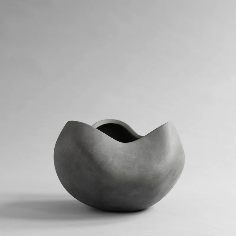 Curve Bowl, Big - Dark Grey von 101 Copenhagen – Produktfoto