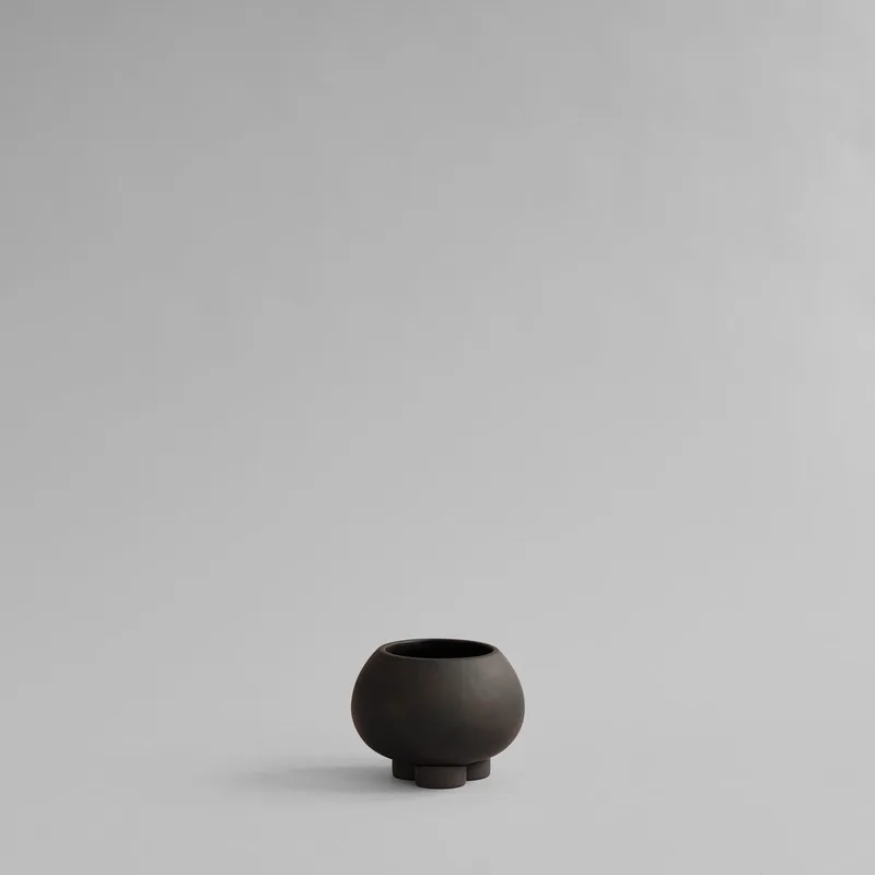 Urchin Plant Pot, Petit - Coffee de 101 Copenhagen – photo du produit
