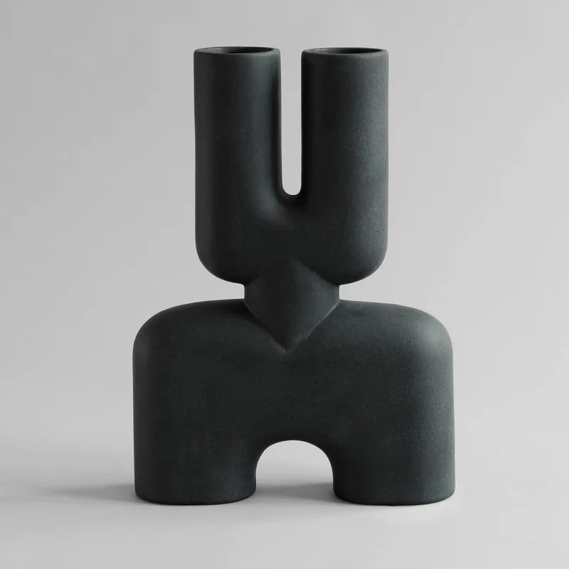 Cobra Vase Double, Hexa - Black van 101 Copenhagen – productfoto