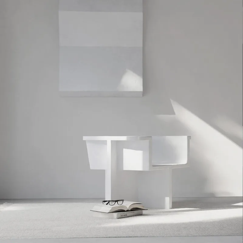 Brutus Lounge Chair - Bone White by 101 Copenhagen – interior photo
