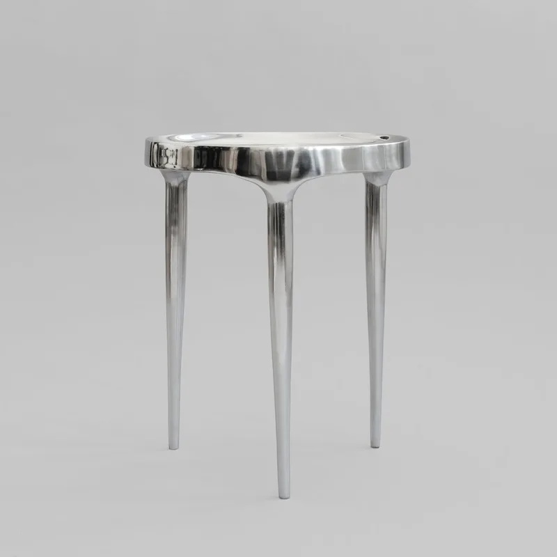 Phantom Table, Tall - Chrome by 101 Copenhagen – product photo