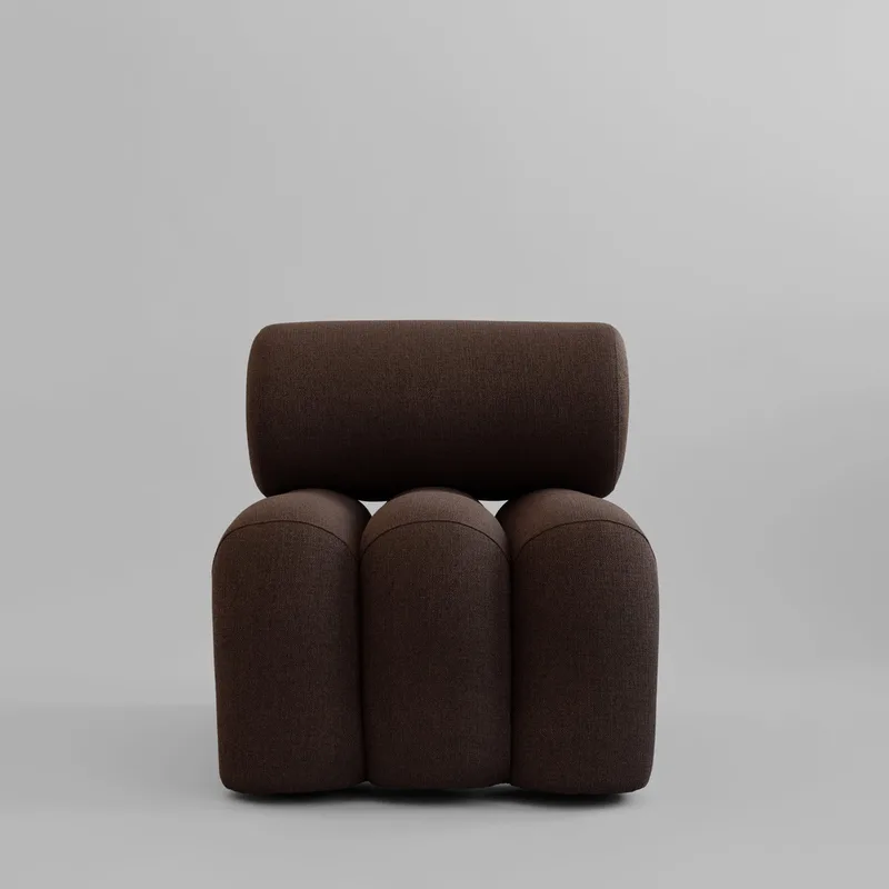 Foku Chair - Dark Brown by 101 Copenhagen – product photo