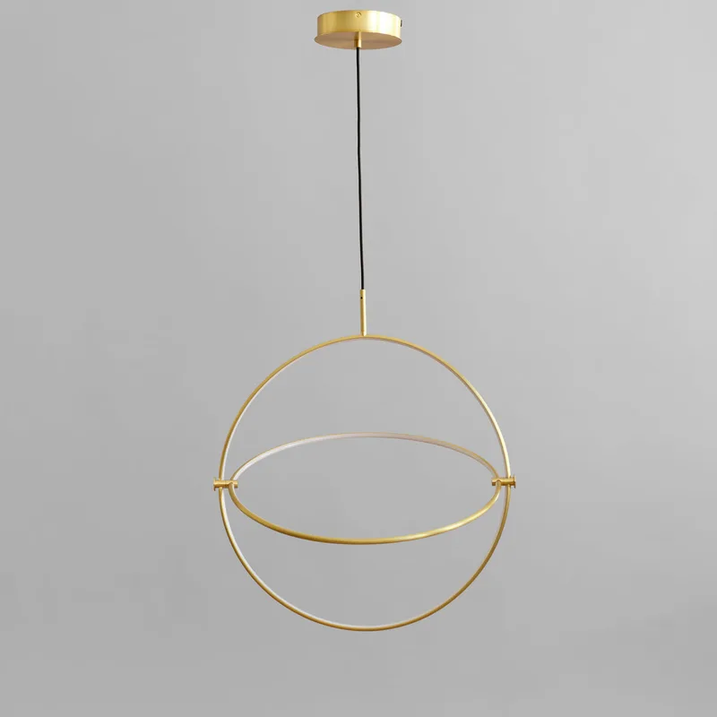 Maru Pendant, Ø60 - Brass by 101 Copenhagen – product photo