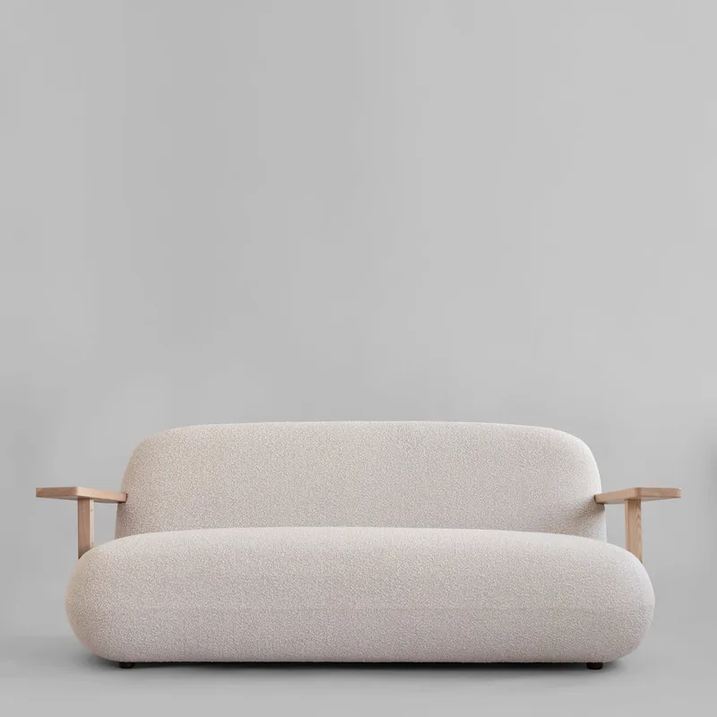 Toe Sofa - Natural Oak / Off White van 101 Copenhagen – productfoto
