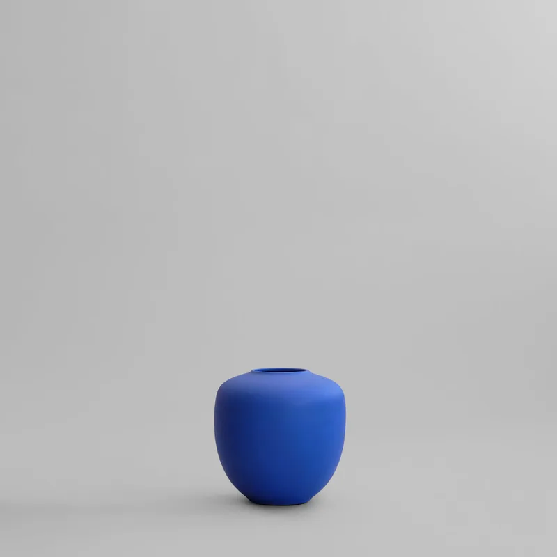 Sunao Vase, Mini - Marrakech Blue by 101 Copenhagen – product photo