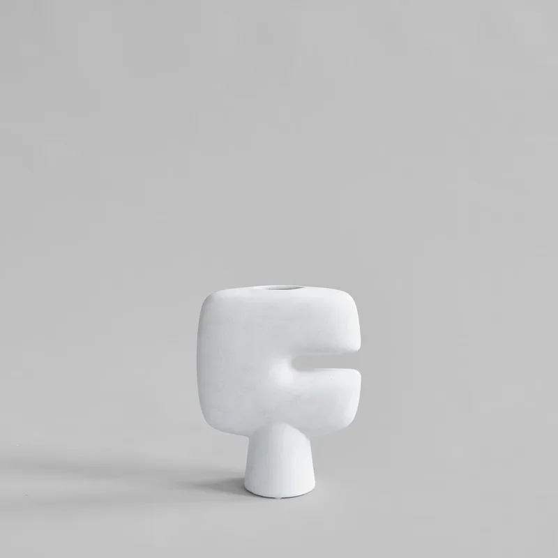 Tribal Vase, Mini - Bone White de 101 Copenhagen – photo du produit