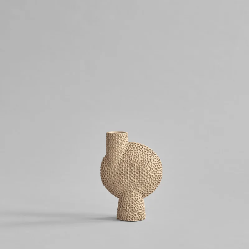 Sphere Vase Bubl Shisen, Medio - Sand by 101 Copenhagen – product photo