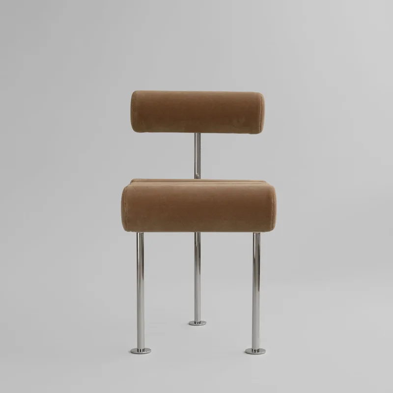 Hiro Dining Chair, Stainless Steel - Desert van 101 Copenhagen – productfoto