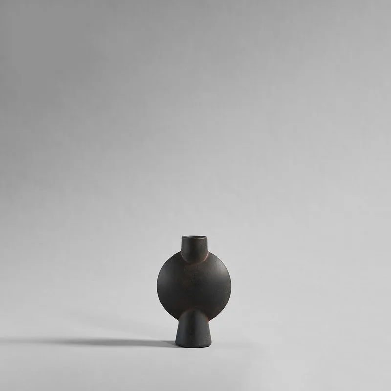 Sphere Vase Bubl, Mini - Coffee by 101 Copenhagen – product photo