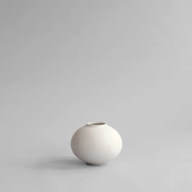 Sunao Vase Fat, Mini - Birch by 101 Copenhagen – product photo