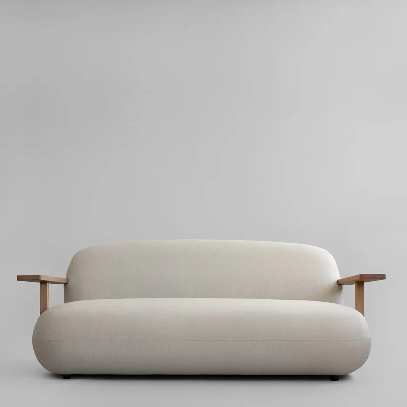 Toe Sofa - Teak / Warm Ash by 101 Copenhagen – product photo
