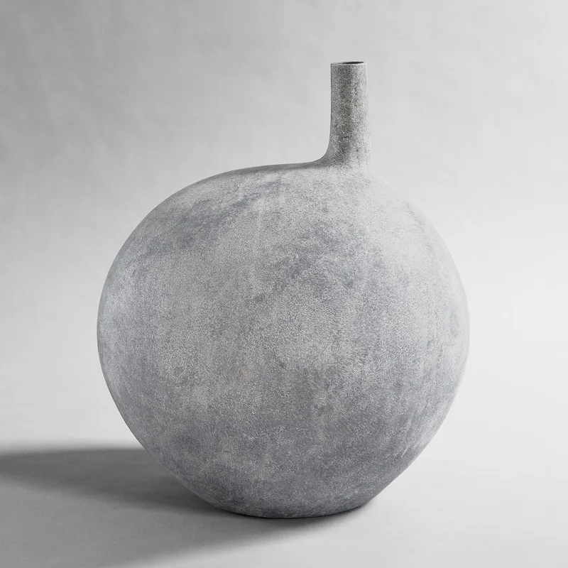 Submarine Vase, Big - Light Grey van 101 Copenhagen – productfoto
