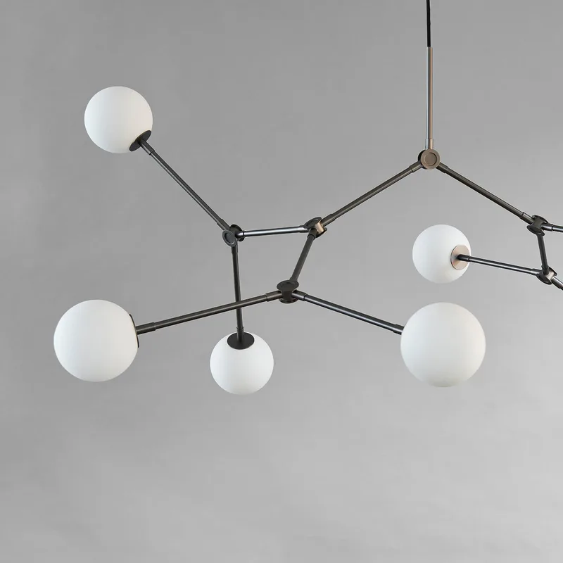 Drop Chandelier Bulp - Grey (5m) by 101 Copenhagen – product photo