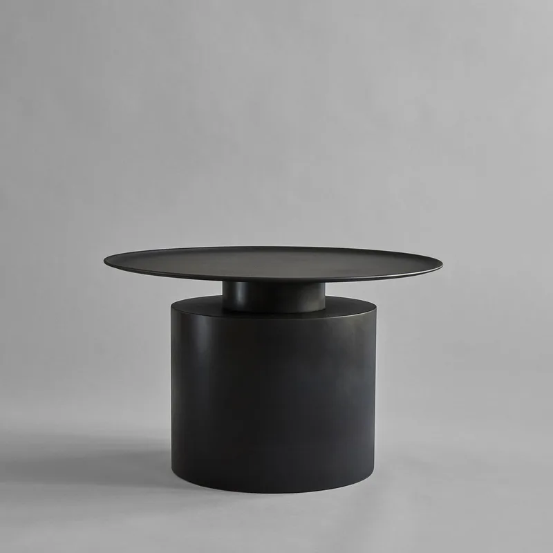 Pillar Table, Low - Burned Black by 101 Copenhagen – product photo