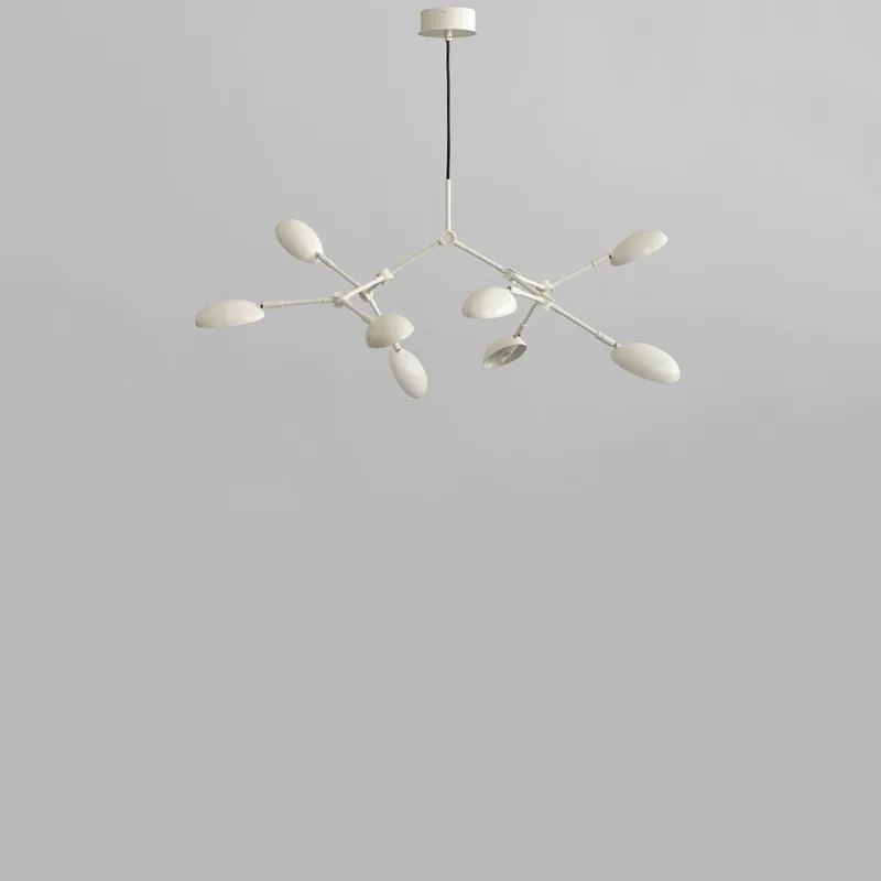 Drop Chandelier, Mini - White (5m) by 101 Copenhagen – product photo