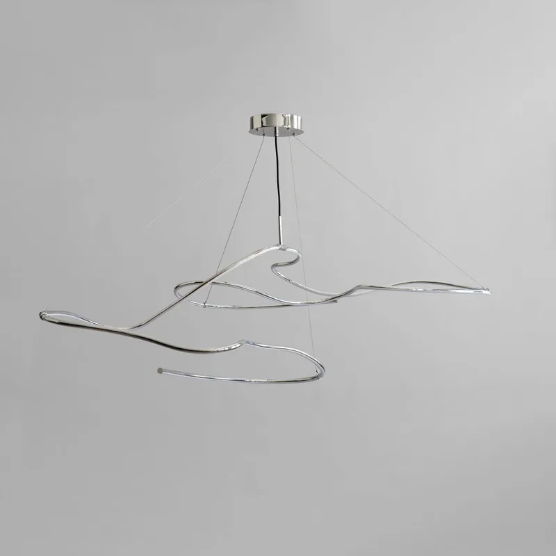 Ghost Chandelier, Big - Chrome by 101 Copenhagen – product photo
