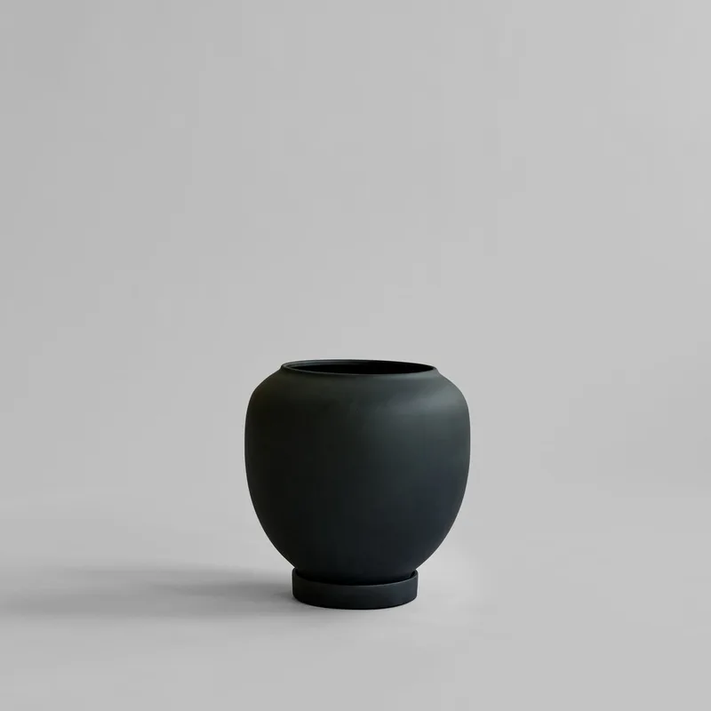 Sunao Plant Pot, Medio - Black de 101 Copenhagen – photo du produit