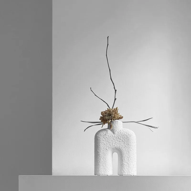 Cobra Vase Tall, Mini - Bubble White by 101 Copenhagen – product photo 2 of 2