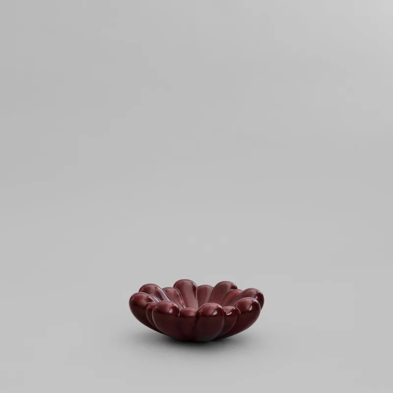 Bloom Tray, Medio - Maroon van 101 Copenhagen – productfoto