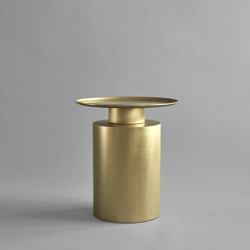 Pillar Table, Tall - Brass by 101 Copenhagen – product photo