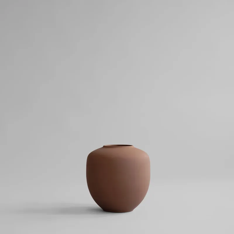 Sunao Vase, Medio - Almond von 101 Copenhagen – Produktfoto