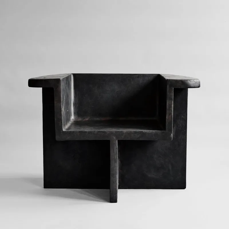 Brutus Lounge Chair - Coffee van 101 Copenhagen – productfoto