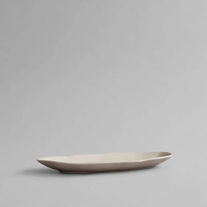Native Oval Tray, Big - Birch by 101 Copenhagen – product photo