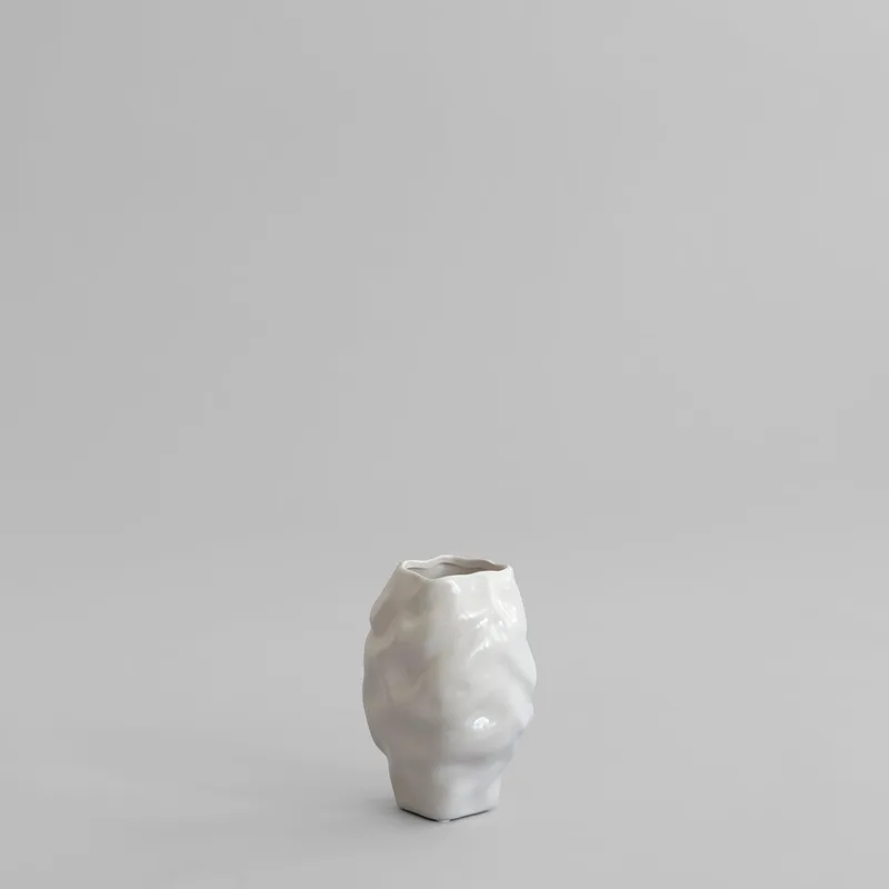 Katachi Vase, Mini - High Glaze Birch by 101 Copenhagen – product photo