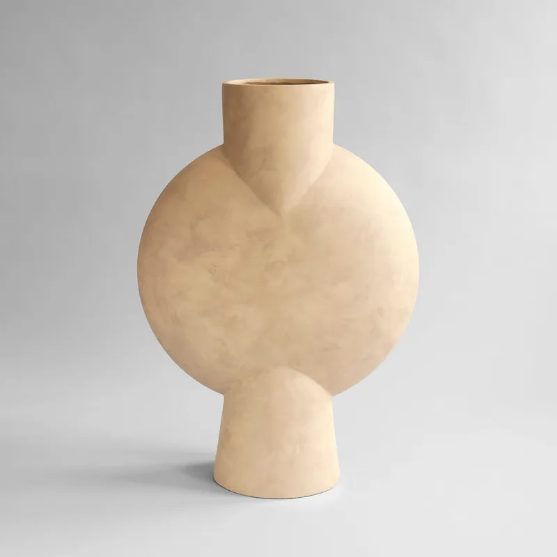 Sphere Vase Bubl, Giant - Sand by 101 Copenhagen – product photo